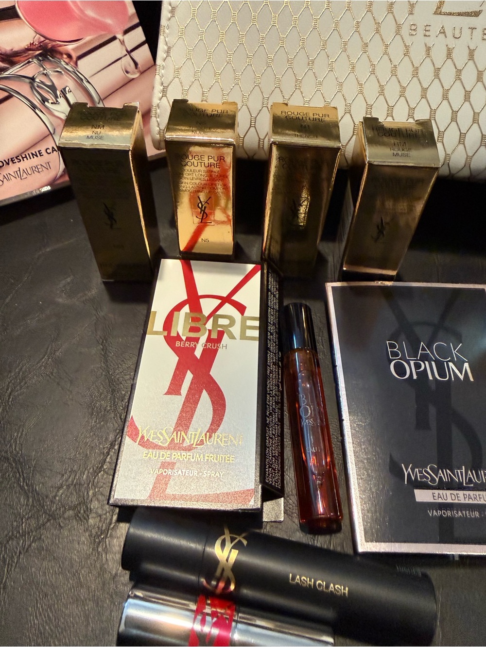 YSL Beauty Makeup Bag with Samples - Picture 3 of 9